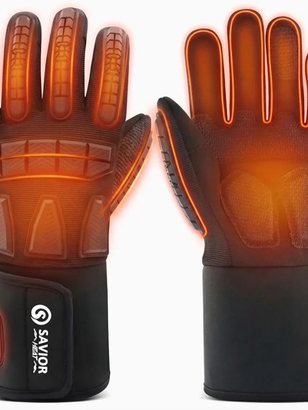 Savior Heated Black Utility Waterproof Utility Gloves - Picture 6 of 8
